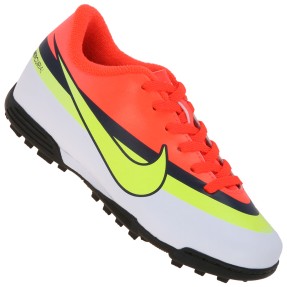 Chuteira Society Nike Mercurial Vortex CR TF Infantil