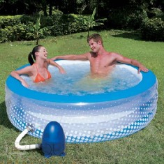 Piscina Inflável 768 l Redonda Bestway Bubble Play SPA