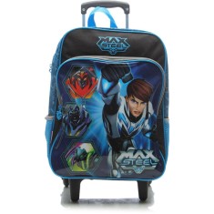 Mochila com Rodinhas Escolar Sestini Max Steel 16M G 63890