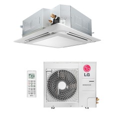 Ar Condicionado Split Cassete LG 46000 BTUs Inverter Controle Remoto Frio AT-Q48GMLE5 / AUUQ48GH2