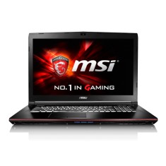Notebook MSI Gamer Intel Core i7 6700HQ 6ª Geração 8GB de RAM HD 1 TB 17,3" GeForce GTX 960M Windows 10 GE72 6QC Apache