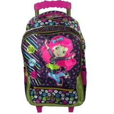 Mochila com Rodinhas Escolar Xeryus Moranguinho Life, Joy and Fun 16 5660