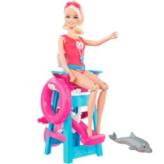 Boneca Barbie Quero Ser Salva Vidas Mattel