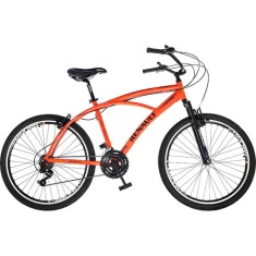 Bicicleta Colli Bikes Renault 21 Marchas Aro 26 Suspensão Dianteira Freio V-Brake Beach