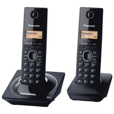 Telefone sem Fio Panasonic com 1 Ramal KX-TG1712LBB