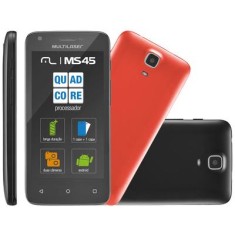 Smartphone Multilaser MS45 Colors P9009 8GB 5,0 MP 2 Chips Android 4.4 (Kit Kat) 3G Wi-Fi