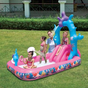 Piscina Inflável 230 l Retangular Bestway Interativa 91051