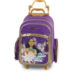 Mochila com Rodinhas Escolar Dermiwil Disney Pocahontas 19199