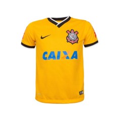 Camisa Torcedor infantil Corinthians III 2014 com Número Nike