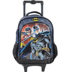 Mochila com Rodinhas Escolar Xeryus Batman Gotham Faces 16 5400