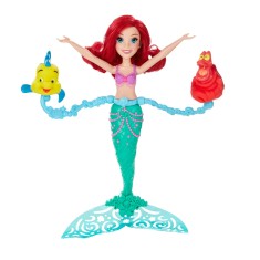 Boneca Princesas Disney Ariel Girar e Nadar Hasbro