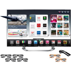 TV LED 55" Smart TV LG Cinema 3D Full HD 4 HDMI 55LM9600