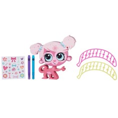 Boneca Littlest Pet Shop Minka Mark Decore seu Pet Hasbro