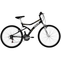 Bicicleta Mountain Bike Caloi 21 Marchas Aro 26 Suspensão Dianteira Freio V-Brake Andes