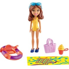 Boneca Polly Amigas no Parque Aquático Shani Mattel