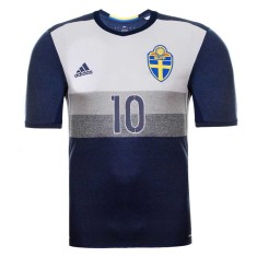 Camisa Torcedor Suécia II 2016 com Número Adidas