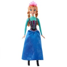Boneca Frozen Princesa Anna Brilhante Mattel