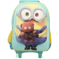 Mochila com Rodinhas Escolar Xeryus Meu Malvado Favorito Bob 3D 14 5741