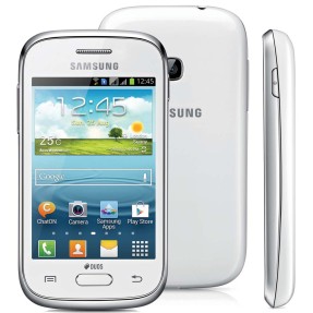 Smartphone Samsung Galaxy Young Plus TV TV Digital 4GB GT-S6293T 3,0 MP 2 Chips Android 4.1 (Jelly Bean) Wi-Fi 3G