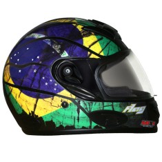 Capacete Mixs Flag Brasil Fechado