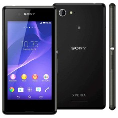 Smartphone Sony Xperia E3 Dual 4GB D2212 5,0 MP 2 Chips Android 4.4 (Kit Kat) Wi-Fi 3G